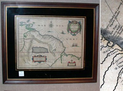 Lot 152 - [MAP] Guiana sive Amaznum Regio. Engraved map,...