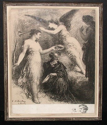 Lot 139 - Henri Fantin-Latour A H. BERLIOZ Lithograph....