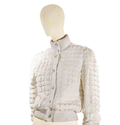 Lot 3578 - Hermes Sheared White Mink Bomber Jacket French,...