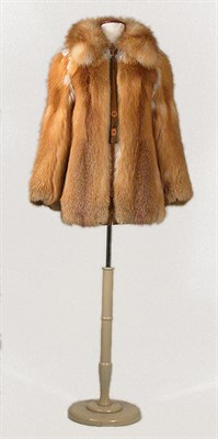 Lot 3579 - Hermes Red Fox Fur Jacket French, 1970s...