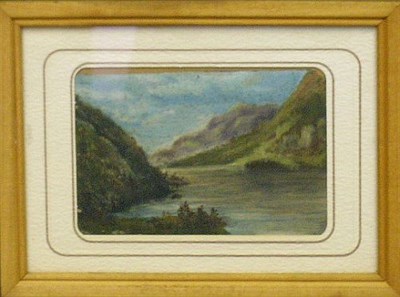 Lot 2022 - American School 19th Century RIVER LANDSCAPE...