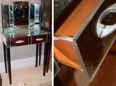 Lot 313 - Mirrored Glass Vanity