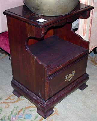 Lot 320 - Pair of Georgian Style Stained Wood Bedside...