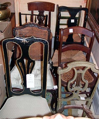 Lot 322 - Miscellaneous Group of Eight Side Chairs