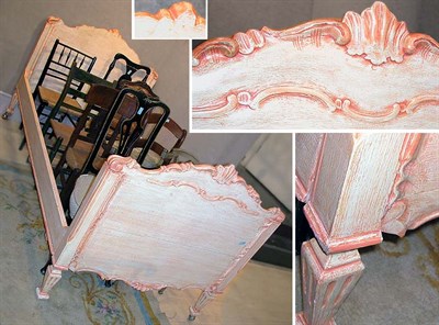 Lot 323 - Rococo Style Painted Bed Frame