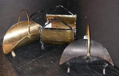 Lot 197 - Group of Three Metal Log Holders