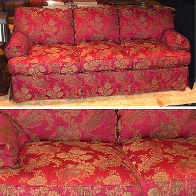 Lot 200 - Pair of Upholstered Sofas Contemporary