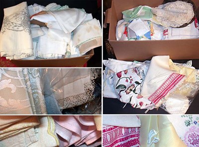 Lot 201 - Miscellaneous Group of Linens