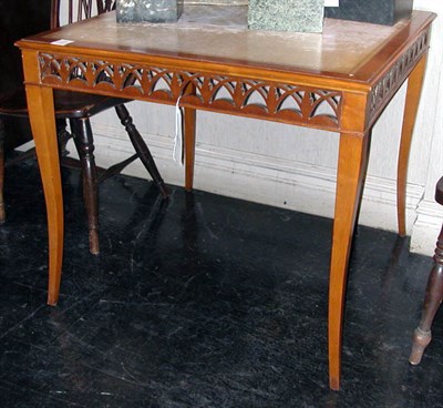 Lot 221 - Provincial Style Stationary Card Table