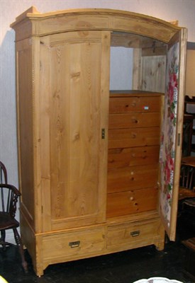 Lot 230 - Georgian Style Pine Armoire