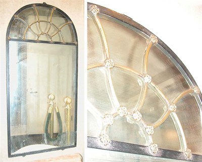Lot 326 - Queen Anne Style Metal Framed Mirror