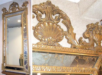 Lot 328 - Louis XVI Style Gilt Framed Mirror