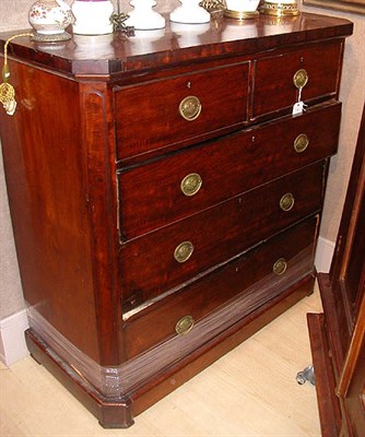 Lot 331 - Georgian Style Mahogany Five-Drawer Chest