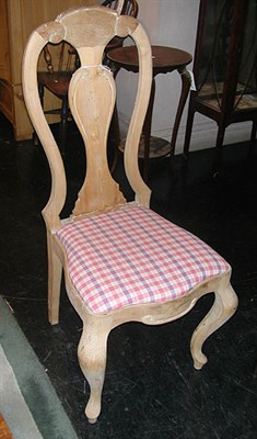 Lot 247 - Set of Four Provincial Style Pine Side Chairs