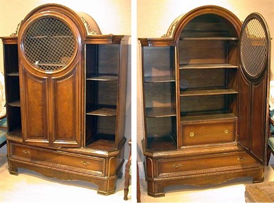 Lot 338 - Baroque Style Walnut Cabinet