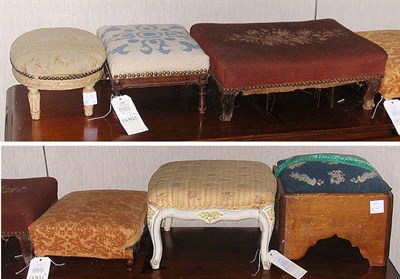 Lot 254 - Miscellaneous Group of Six Stools