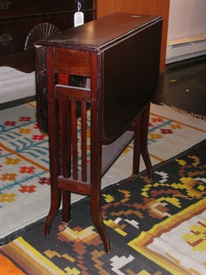 Lot 265 - Georgian Style Mahogany Tuck Table