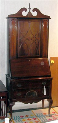 Lot 266 - Georgian Style Mahogany Slant Front Secretary...