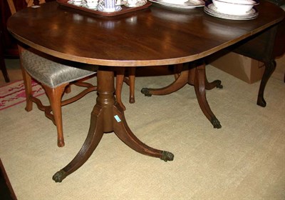Lot 350 - Georgian Style Mahogany Double-Pedestal...