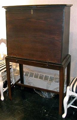 Lot 287 - Provincial Style Stained Wood Fall Front Chest