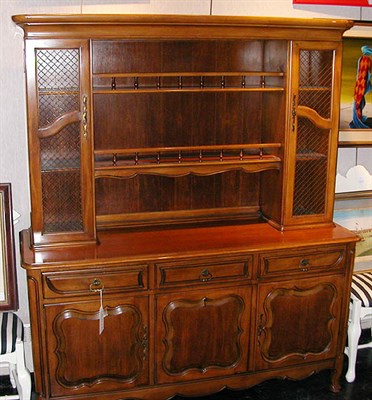 Lot 288 - Provincial Louis XV Style Fruitwood Hutch