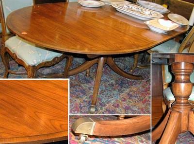 Lot 366 - Georgian Style Mahogany Pedestal Extension...