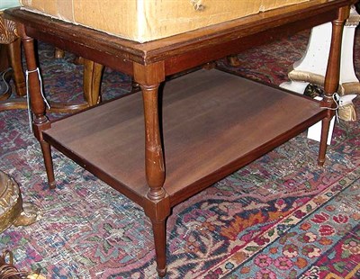 Lot 368 - Regency Style Mahogany Two-Tier Low Side Table