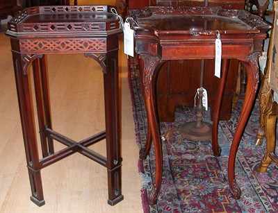 Lot 369 - Two Georgian Style Mahogany Side Tables