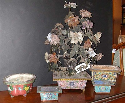 Lot 370 - Miscellaneous Group of Five Chinese Cloisonne...