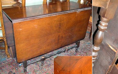 Lot 371 - Georgian Style Mahogany Drop-Leaf Gate Leg Table