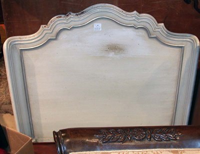 Lot 387 - Pair of Louis XV Style White Painted Bed Frames
