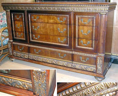 Lot 390 - Louis XVI Style Fruitwood and Gilt Decorated...