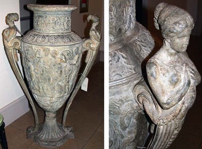 Lot 397 - Neoclassical Style Double-Handled Urn