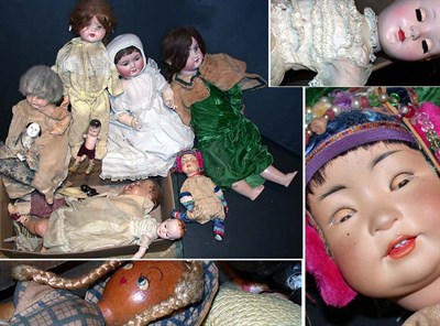 Lot 458 - Miscellaneous Group of Dolls