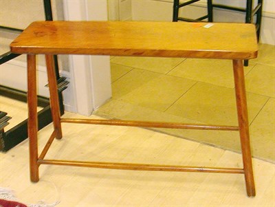 Lot 462 - Primitive Stained Pine Bench