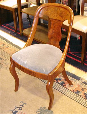 Lot 465 - Set of Four American Empire Mahogany Side Chairs