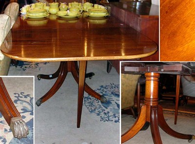 Lot 466 - Georgian Style Mahogany Single-Pedestal...