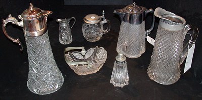 Lot 417 - Miscellaneous Group of Crystal and Silver...