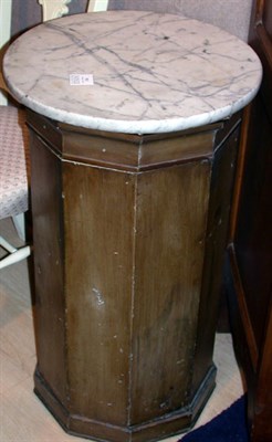 Lot 512 - Empire Style Marble Top Pot Table