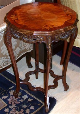 Lot 516 - Louis XV Style Walnut Circular Side Table