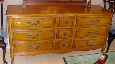 Lot 447 - Provincial Louis XV Style Fruitwood Double...
