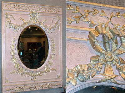 Lot 587 - Louis XVI Style Painted Mirror