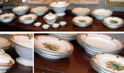 Lot 588 - Old Paris Porcelain Partial Dinner Service...