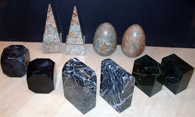 Lot 613 - Miscellaneous Group of Seven Marble Bookends