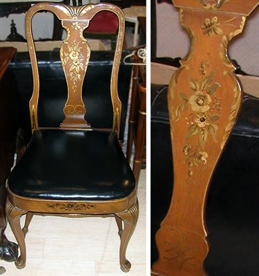Lot 622 - Set of Four Queen Anne Style Side Chairs