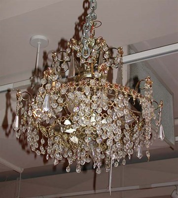 Lot 629 - Two Neoclassical Style Gilt-Metal and Beaded...
