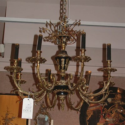 Lot 633 - Neoclassical Style Painted and Gilt-Metal...