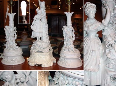 Lot 666 - Group of Three Chinese Blanc de Chine...