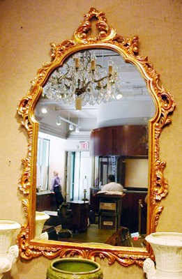 Lot 694 - Louis XV Style Gilt Framed Mirror