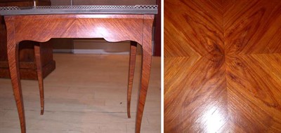 Lot 625 - Transitional Louis XV/XVI Style Mahogany Side...